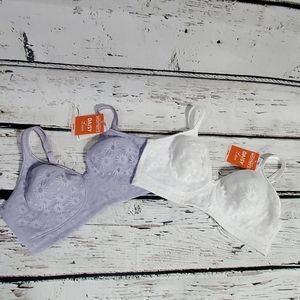 Warner's Daisy Bra Set of 2 Sz 40D